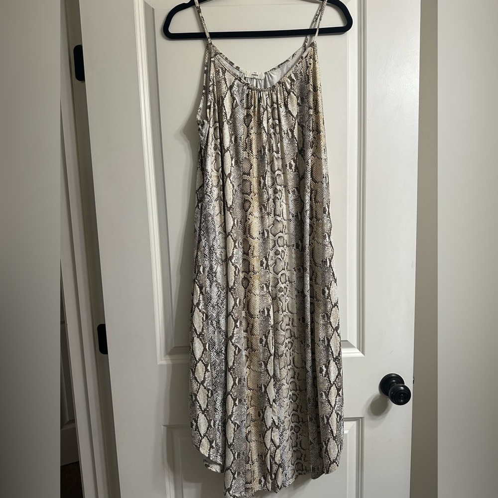 Entro Snake Print Jumpsuit